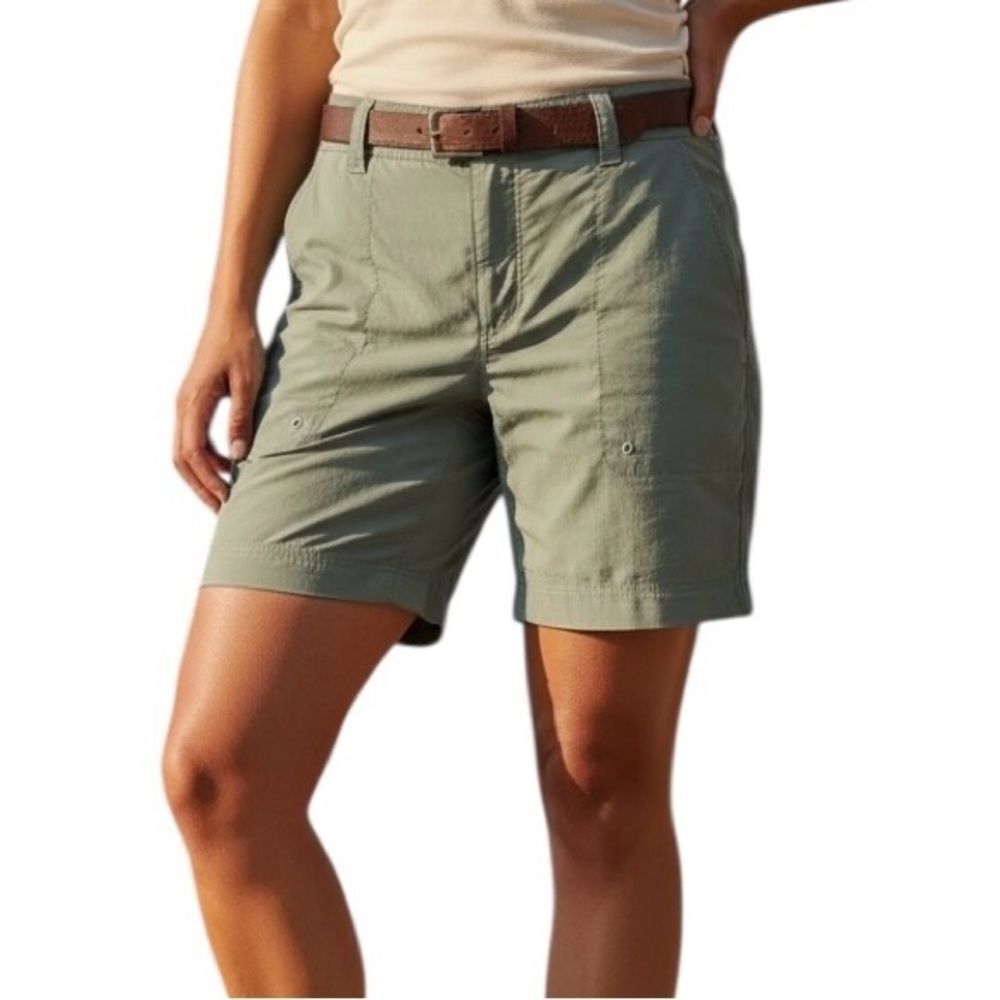 Columbia Titanium Khaki Shorts Gorpcore Outdoor Utility Hiking Fishing Camping